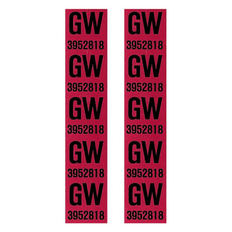QRP® - "GW" Front Coil Spring Tag