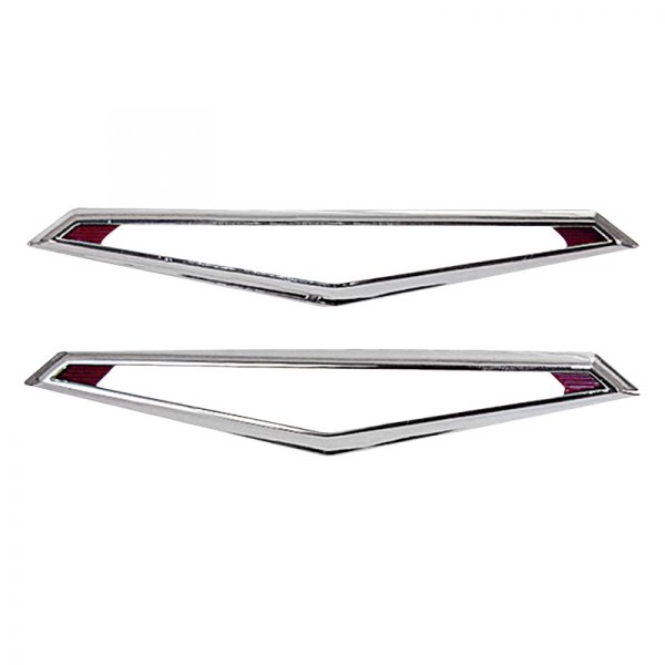 QRP® - Rear Driver and Passenger Side Marker Light Bezels