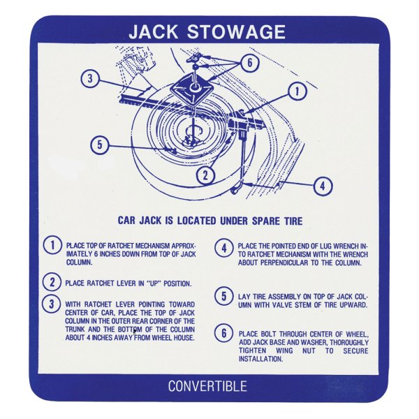 QRP® - Jack Stowage Decal