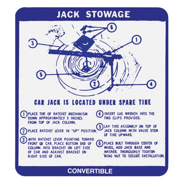 QRP® - Jack Stowage Decal