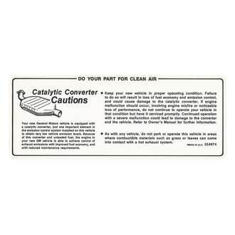 QRP® - Catalytic Converter Caution
