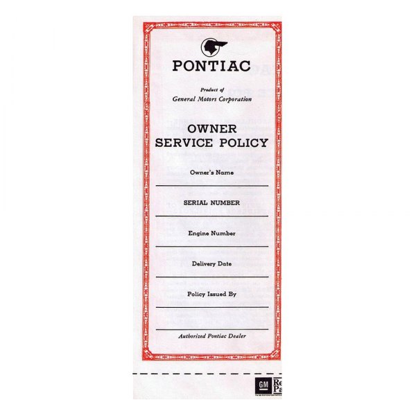 QRP® - Vehicle Service Policy