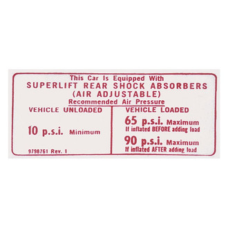 QRP® - Super Lift Air Shock Instructions