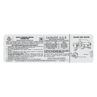 QRP® - Emissions Decal 403, AT, High Altitude, OL, 556518