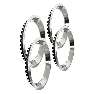 QRP® - 14" Stainless Steel Wheel Trim Rings with Stepped Lip