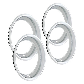 QRP® - 14" Stainless Steel Wheel Trim Rings with Round Lip
