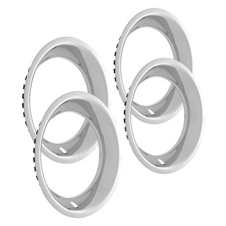 QRP® - 15" Stainless Steel Wheel Trim Rings with Round Lip