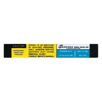 QRP® - A/C Evaporator Core Box Decal