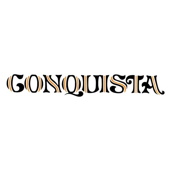 QRP® - "Conquista" Gold/Orange Tailgate Decal