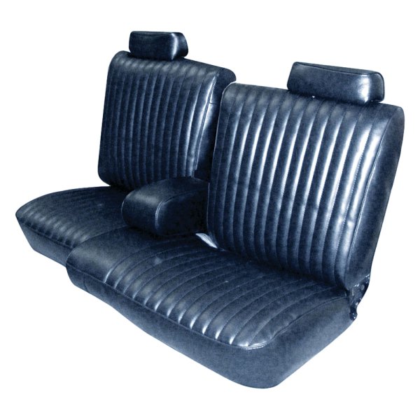 QRP® - Navy Blue Vinyl Split Bench Split Bench Seat Upholstery
