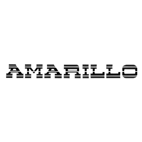  QRP® - "Amarillo" Cream/Dark Briar Tailgate Decal