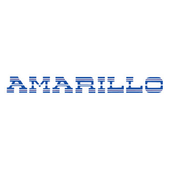 QRP® - "Amarillo" Medium Blue Tailgate Decal
