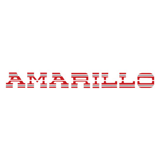 QRP® - "Amarillo" Red/Charcoal Tailgate Decal