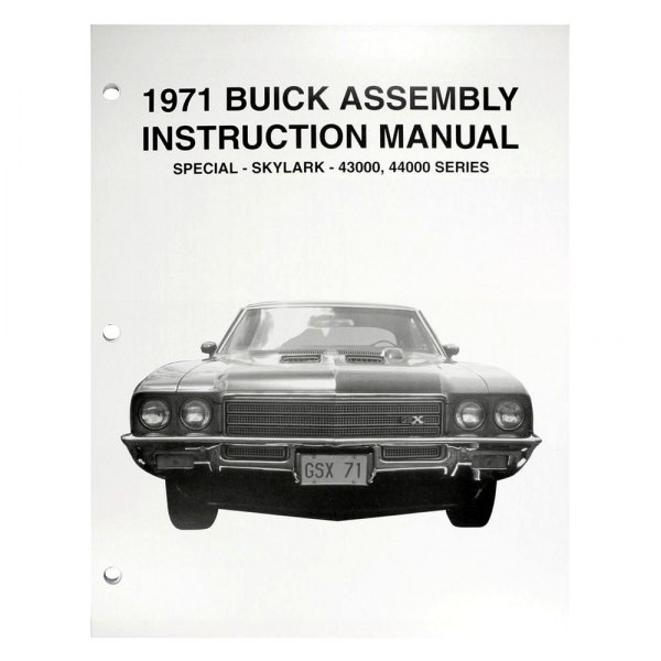QRP® - Assembly Manuals, Buick