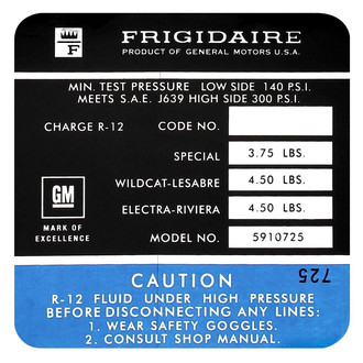 QRP® - AC Compressor Decal