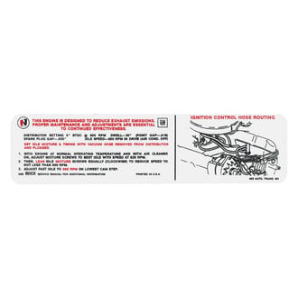 QRP® - Emissions Decal 455, 4bbl, AT, BJ
