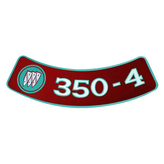 QRP® - "350-4V" Large Engine Decal
