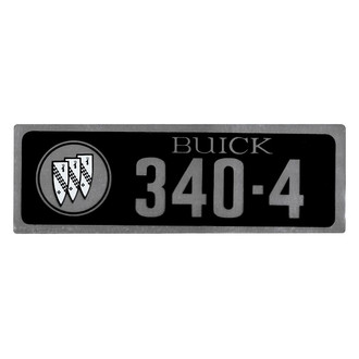 QRP® - "BUICK 340-4" Valve Cover Decal