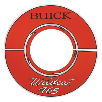 QRP® - "Wildcat 465" 10" Silver Engine Decal