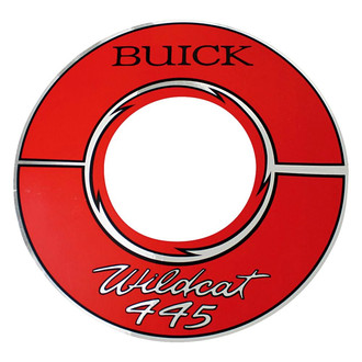 QRP® - "Wildcat 445" 10" Silver Engine Decal