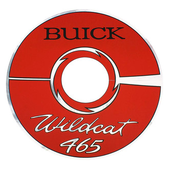 QRP® - "Wildcat 465" 14" Silver Engine Decal
