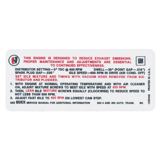 QRP® - Emissions Decal