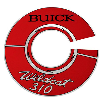 QRP® - "Wildcat 310" 7" Silver Engine Decal