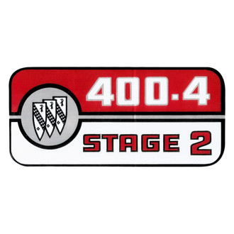 QRP® - "400-4 Stage 2" Valve Cover Decal