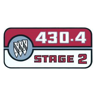 QRP® - "430-4 Stage 2" Valve Cover Decal