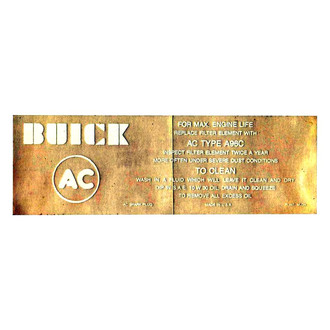 QRP® - Air Cleaner Service Decal Wildcat 465