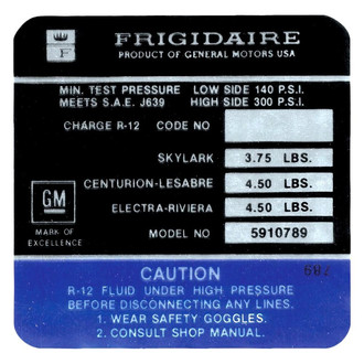 QRP® - AC Compressor Decal