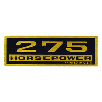 QRP® - "275HP" Black/Gold Valve Cover Decal