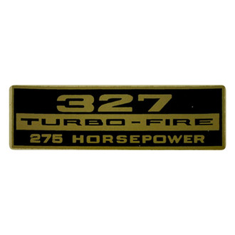 QRP® - "327 Turbo-Fire 275HP" Valve Cover Decal