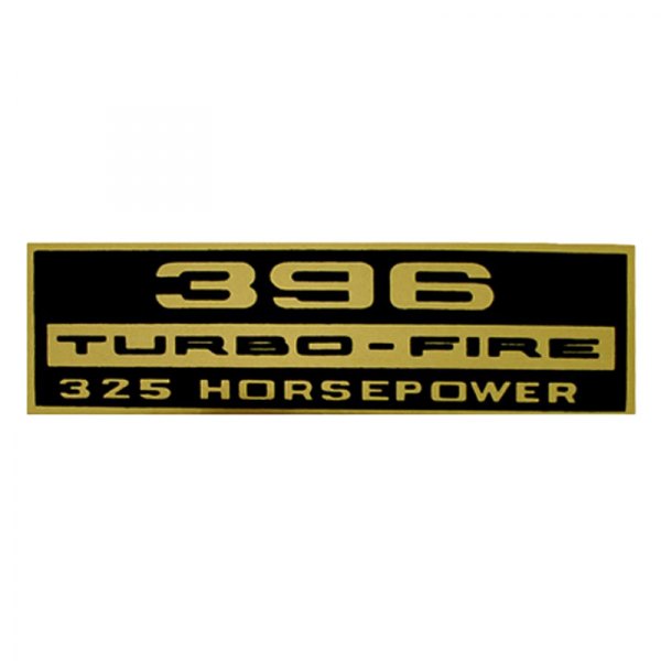 QRP® - "396 Turbo-Fire 335HP" Valve Cover Decal