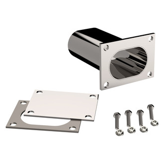 QTP® - Stainless Steel Polished Electric Exhaust Cutout Connection Tube Kit