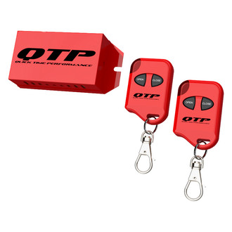 QTP® - Aluminum Red Electric Exhaust Cutout Wireless Remote Controller