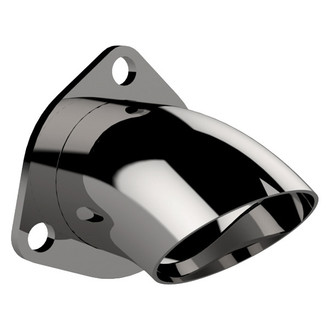 QTP® - Stainless Steel Polished Electric Exhaust Cutout Turn Down