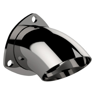 QTP® - Stainless Steel Polished Electric Exhaust Cutout Turn Down (3" Diameter)