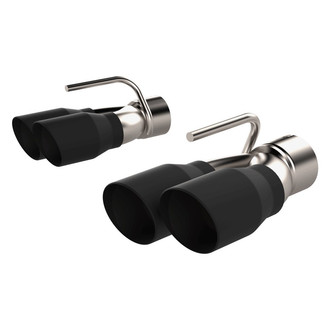QTP® - 304 SS Bolt-On Black Exhaust Tip Adapters