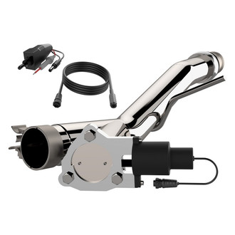 QTP® - Aggressor 304 SS Natural Exhaust Cutout Pipe