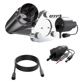 QTP® - QTEC Aluminum/Stainless Steel Natural Electric Exhaust Cutout Combo Kit