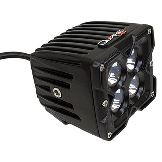 Quake LED® - 3" 20W Cube Spot Beam LED Light, with RGB Accent