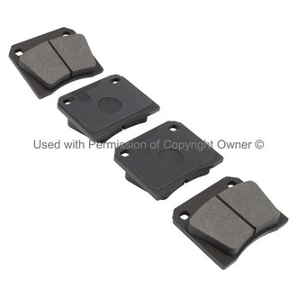Quality-Built® - Premium New Ceramic Rear Disc Brake Pads