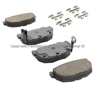 Quality-Built® - Premium New Ceramic Rear Disc Brake Pads
