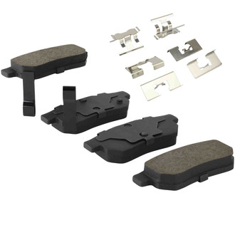 Quality-Built® - Premium New Ceramic Rear Disc Brake Pads