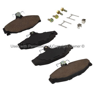 Quality-Built® - Premium New Semi-Metallic Rear Disc Brake Pads