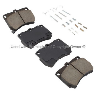 Quality-Built® - Premium New Semi-Metallic Front Disc Brake Pads