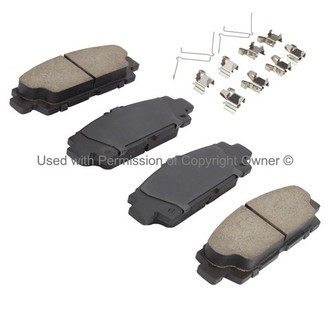Quality-Built® - Premium New Ceramic Rear Disc Brake Pads