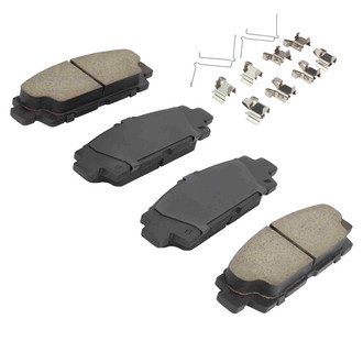 Quality-Built® - Premium New Semi-Metallic Rear Disc Brake Pads