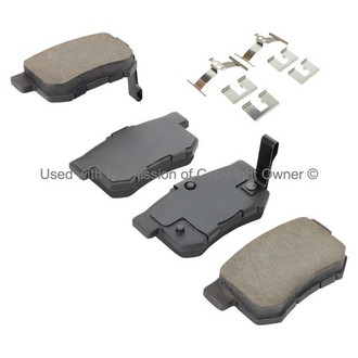 Quality-Built® - Premium New Ceramic Rear Disc Brake Pads